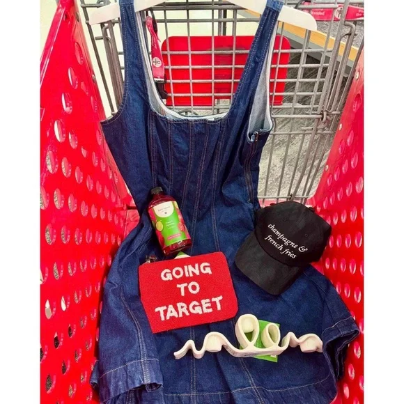 Women's Denim Seamed Mini Dress - kate spade new york x Target Dark Blue - Picture 7 of 7